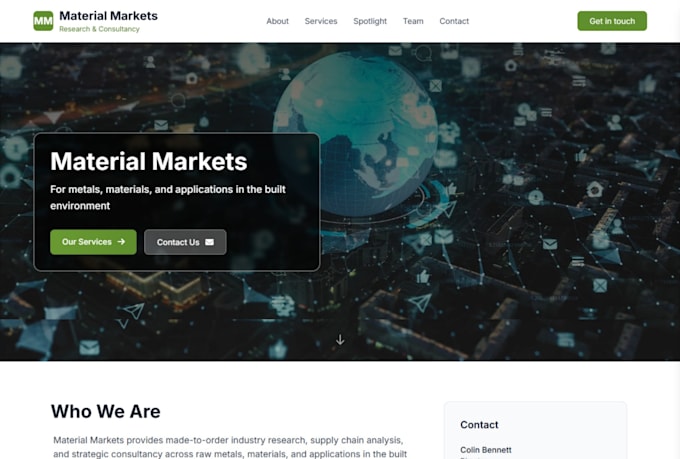 build custom full stack website front end, backend developer